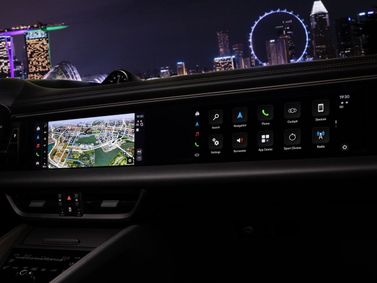 Porsche Macan II, Внедорожник 5 дв. — экран мультимедийной системы