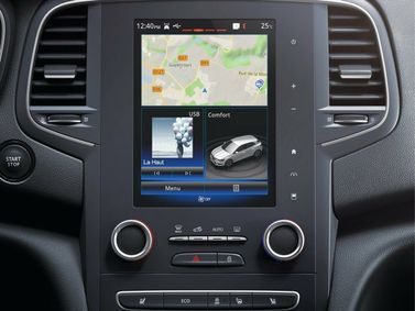 Renault Megane IV, Универсал 5 дв. — экран мультимедийной системы