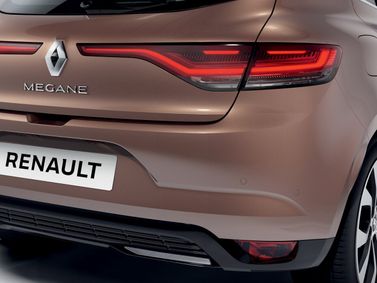 Renault Megane IV Рестайлинг, Хэтчбек 5 дв. — задняя часть автомобиля крупным планом