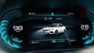 Roewe i5 I Рестайлинг, Седан — панель приборов