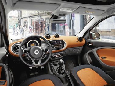 Smart Forfour II, Хэтчбек 5 дв. — передняя панель