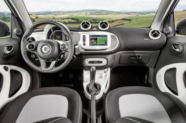 Smart Forfour II, Хэтчбек 5 дв. — передняя панель