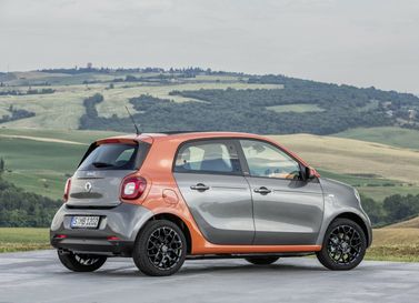 Smart Forfour II, Хэтчбек 5 дв. — вид сзади справа