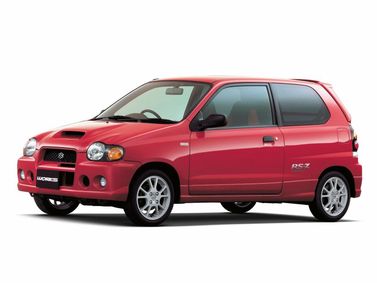Suzuki Alto V، هاتشباك 3 أبواب Works — منظر أمامي أيمن