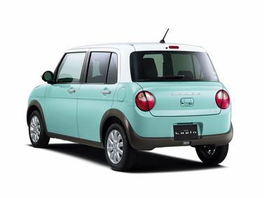 Suzuki Alto Lapin ثالثاً، هاتشباك 5 أبواب — منظر خلفي أيسر