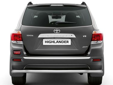 Toyota Highlander II (U40) Рестайлинг, Внедорожник 5 дв. — вид сзади