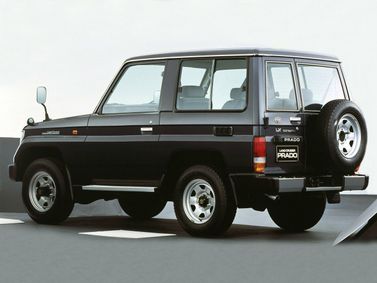 Toyota Land Cruiser Prado السلسلة 70، دفع رباعي 3 أبواب — منظر خلفي أيسر