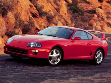 Toyota Supra عملية فيس ليفت IV (A80)، كوبيه — منظر أمامي أيمن