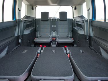 Volkswagen Touran II, Compact Van — third-row seats