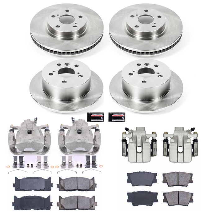PWR-KCOE2822, PowerStop Z17 Evolution Plus Stock Replacement Brake Kits with Calipers for 2008-2011 AVALON, 2007-2011 CAMRY, 2007-2012 ES350 - KCOE2822 في الإمارات العربية المتحدة, دبي. Condition - new. Price 2,480 AED. Photo, seller contacts | AUTO.AE