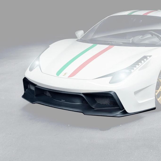 FRV1110, VORSTEINER FRV1110 Front Bumper with Front Spoiler VX AERO (Gloss Carbon) for FERRARI 458 Italia 2009-2015 in UAE, Dubai. Condition - new. Price ⁦32,830 AED⁩. Photo, seller contacts | AUTO.AE