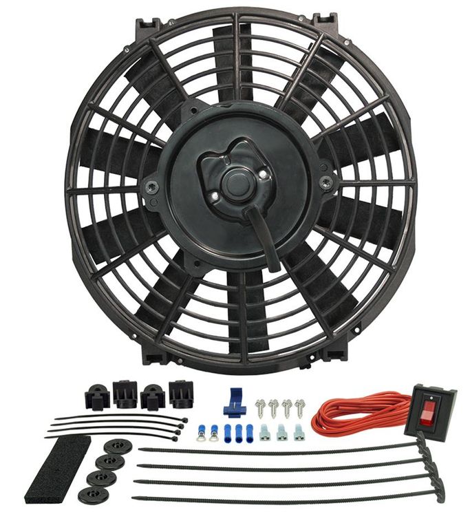 DER-16509, 9 Inch 570 CFM Derale Tornado Universal Fan 16509 в ОАЭ, Дубай. Состояние - новое. Цена ⁦610 AED⁩. Фото, контакты продавца | AUTO.AE
