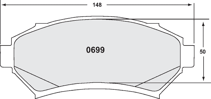 0699.22, PFC 0699.22 Front Brake Pads Z-RATED for BUICK Century / LeSabre / Regal / CADILLAC Eldorado в ОАЭ, Дубай. Состояние - новое. Цена ⁦510 AED⁩. Фото, контакты продавца | AUTO.AE