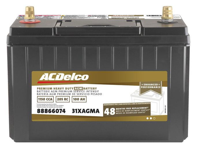 ADO-31XAGMA, 1,150  CCA ACDelco Gold Automotive AGM Battery 88866074 BCI Group 31 в ОАЭ, Дубай. Состояние - новое. Цена ⁦2 210 AED⁩. Фото, контакты продавца | AUTO.AE