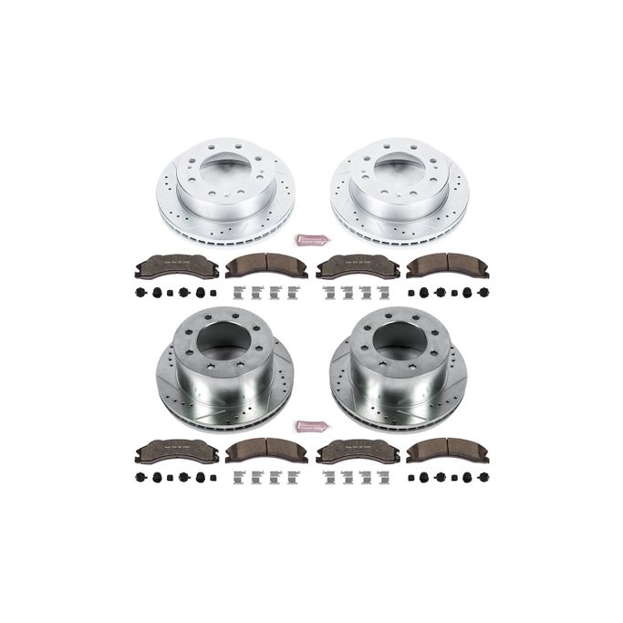 PWR-K5560-36, PowerStop Z36 Truck and Tow Brake Upgrade Kits for 2011 SIERRA 3500 HD, SILVERADO 3500 HD - K5560-36 в ОАЭ, Дубай. Состояние - новое. Цена ⁦4 540 AED⁩. Фото, контакты продавца | AUTO.AE