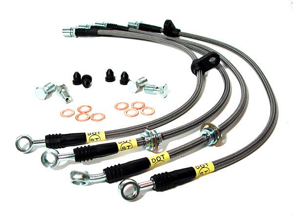 950.34505, STOPTECH 950.34505 Rear Stainless Steel Brake Line Kit BMW 323Ci/323i/325Ci/325i 1999-2006 في الإمارات العربية المتحدة, دبي. Condition - new. Price ⁦280 AED⁩. Photo, seller contacts | AUTO.AE