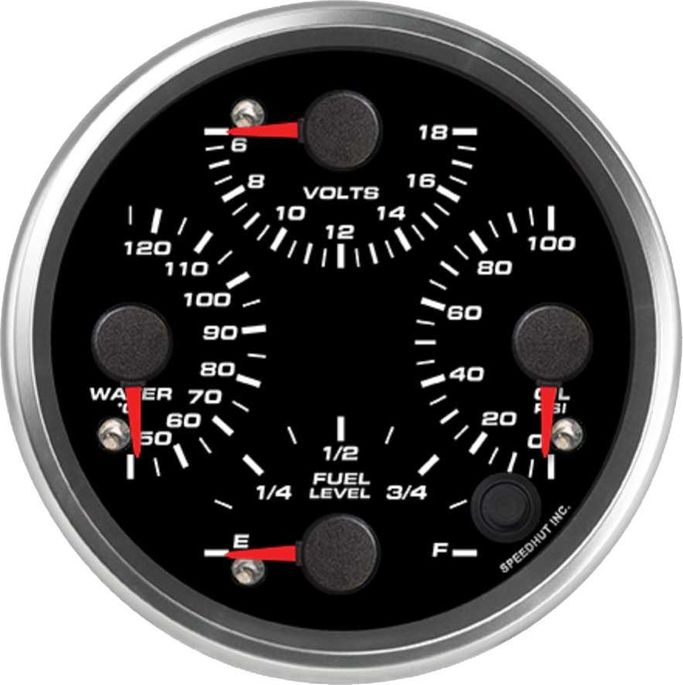 SDU-R4-QG1-REV, Speedhut Revolution Series Quad Gauge Kits R4-QG1-REV في الإمارات العربية المتحدة, دبي. Condition - new. Price ⁦1,680 AED⁩. Photo, seller contacts | AUTO.AE