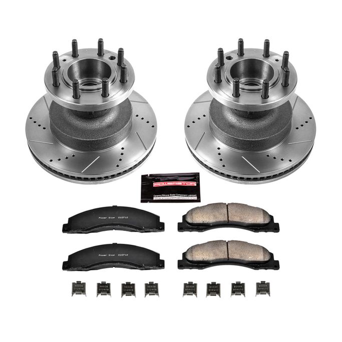 PWR-K4717, PowerStop Z23 Evolution Sport Brake Upgrade Kits for 2008-2025 E-350 SUPER DUTY, E-450 SUPER DUTY - K4717 в ОАЭ, Дубай. Состояние - новое. Цена 2 910 AED. Фото, контакты продавца | AUTO.AE