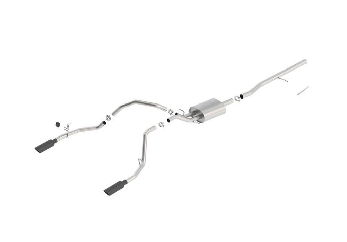 140537BC, BORLA 140537BC Cat Back Exhaust System, Silverado / Sierra V8-5.3L, Ext. Cab Standard Bed (78.7") Crew Cab Short Bed (69.3") 143.5" WB, Tip №49, 2014-16, sound ATAK in UAE, Dubai. Condition - new. Price ⁦8,340 AED⁩. Photo, seller contacts | AUTO.AE