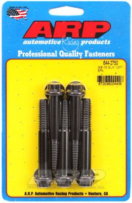 644-2750, ARP 644-2750 SAE Bolt Kit 3/8-16 x 2.750 12pt 7/16 wrenching black oxide bolts في الإمارات العربية المتحدة, دبي. Condition - new. Price 210 AED. Photo, seller contacts | AUTO.AE