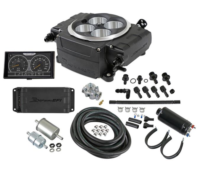 SNE-550-511-5PK, Holley Sniper 2 EFI 650 HP Inline Pump Fuel Injection Systems with Power Distribution Module 550-511-5PK in UAE, Dubai. Condition - new. Price 9,240 AED. Photo, seller contacts | AUTO.AE