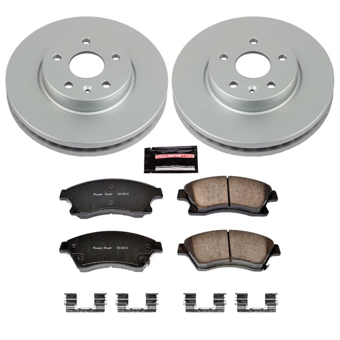 PWR-CRK5550, PowerStop Z17 Evolution Plus GEOMET Coated Brake Kits for 2011-2015 CRUZE, 2016 CRUZE LIMITED, 2012-2017 SONIC - CRK5550 in UAE, Dubai. Condition - new. Price 800 AED. Photo, seller contacts | AUTO.AE