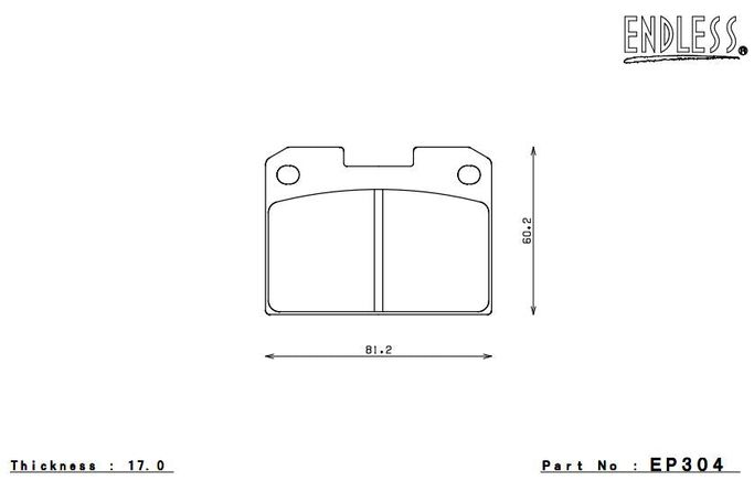 EP304MA45B, ENDLESS EP304MA45B Rear brake pads MITSUBISHI 3000 GT 94-99 in UAE, Dubai. Condition - new. Price 1,900 AED. Photo, seller contacts | AUTO.AE