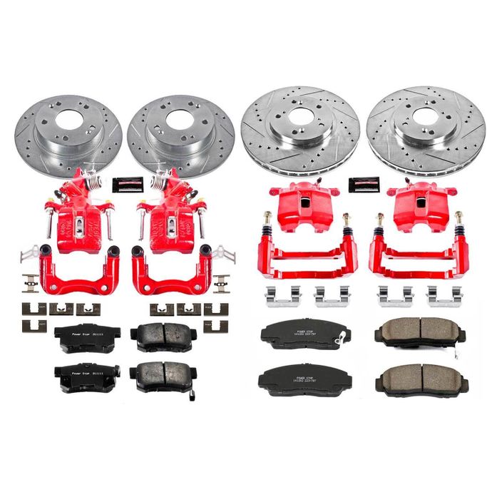 PWR-KC2297, PowerStop Z23 Evolution Sport Brake Upgrade Kits with Calipers for 2003-2007 ACCORD, 2004-2008 TSX - KC2297 in UAE, Dubai. Condition - new. Price 3,740 AED. Photo, seller contacts | AUTO.AE