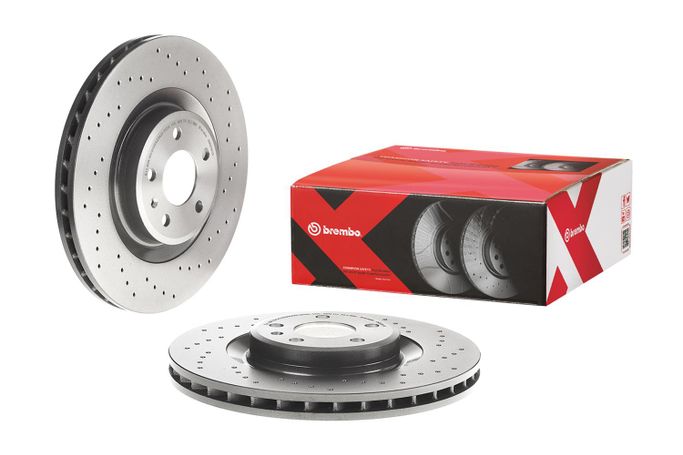 BBO-09-B039-1X, Brembo Xtra Drilled Performance Rotors 09.B039.1X in UAE, Dubai. Condition - new. Price 780 AED. Photo, seller contacts | AUTO.AE
