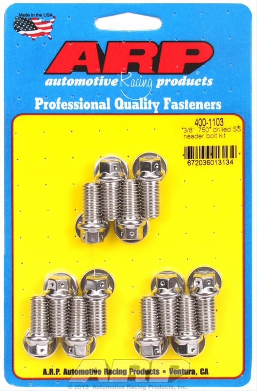 ARP-400-1103, ARP Stainless Steel Header Bolts 400-1103 في الإمارات العربية المتحدة, دبي. Condition - new. Price 230 AED. Photo, seller contacts | AUTO.AE