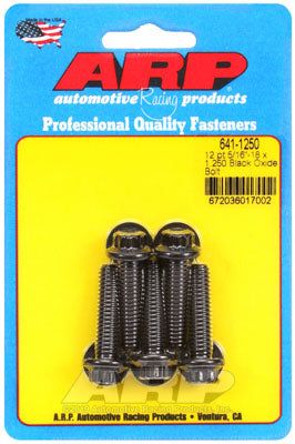 641-1250, ARP 641-1250 SAE Bolt Kit 5/16-18 x 1.250 12pt black oxide bolts في الإمارات العربية المتحدة, دبي. Condition - new. Price 180 AED. Photo, seller contacts | AUTO.AE