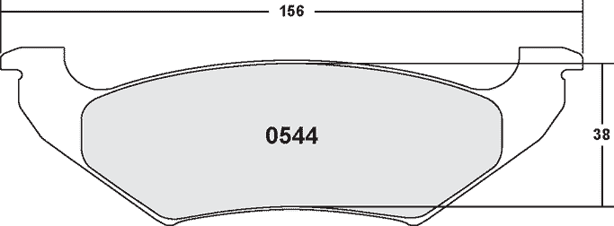 0544.22, PFC 0544.22 Reae Brake Pads Z-RATED for FORD Crown Victoria 1992-1994 in UAE, Dubai. Condition - new. Price ⁦370 AED⁩. Photo, seller contacts | AUTO.AE