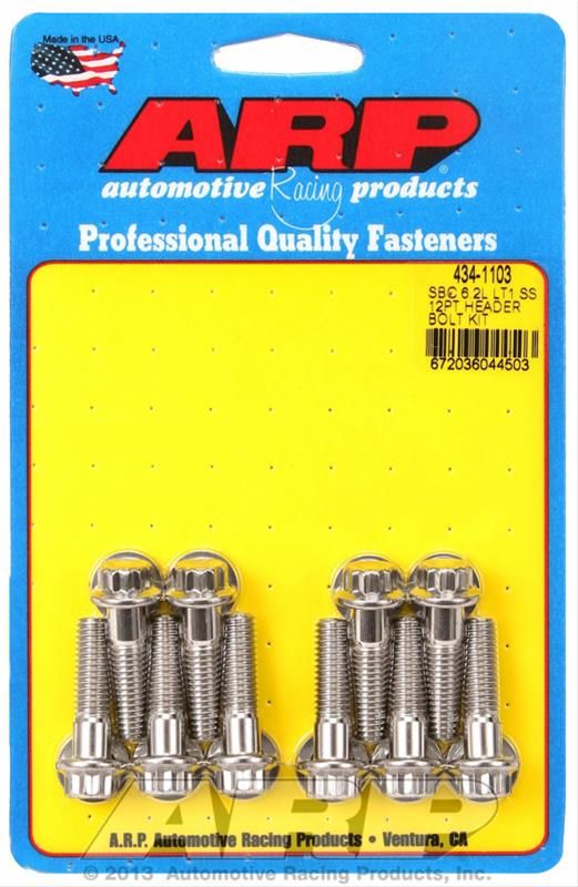 ARP-434-1103, ARP Stainless Steel Header Bolts 434-1103 в ОАЭ, Дубай. Состояние - новое. Цена 240 AED. Фото, контакты продавца | AUTO.AE