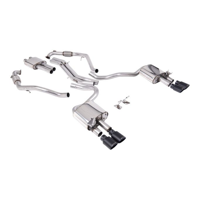 SSXAU1126, MILLTEK SSXAU1126 Cat-Back Exhaust, 2.5" (Cerakote Black Trims) for AUDI S5 (B9) 2017- в ОАЭ, Дубай. Состояние - новое. Цена ⁦19 620 AED⁩. Фото, контакты продавца | AUTO.AE