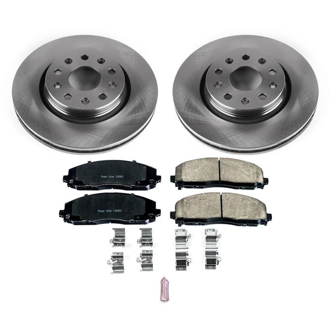 PWR-KOE7940, PowerStop Z17 Evolution Plus Stock Replacement Brake Kits for 2020-2023 GLADIATOR, 2018-2022 WRANGLER - KOE7940 in UAE, Dubai. Condition - new. Price 970 AED. Photo, seller contacts | AUTO.AE