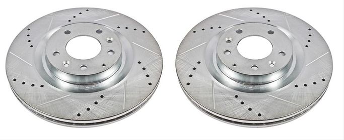 PWR-JBR-968XPR, PowerStop Evolution Drilled and Slotted Rotors for 2004-2011 RX-8 - JBR968XPR в ОАЭ, Дубай. Состояние - новое. Цена 1 070 AED. Фото, контакты продавца | AUTO.AE