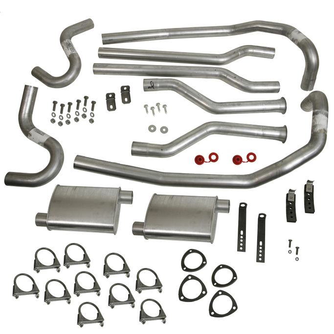 SUM-680121-SS, Summit Racing™ Header-Back Dual 2.5 Inch Exhaust System for 1964-1972 Chevy/Buick/Olds/Pontiac SUM-680121-SS في الإمارات العربية المتحدة, دبي. Condition - new. Price ⁦2,760 AED⁩. Photo, seller contacts | AUTO.AE