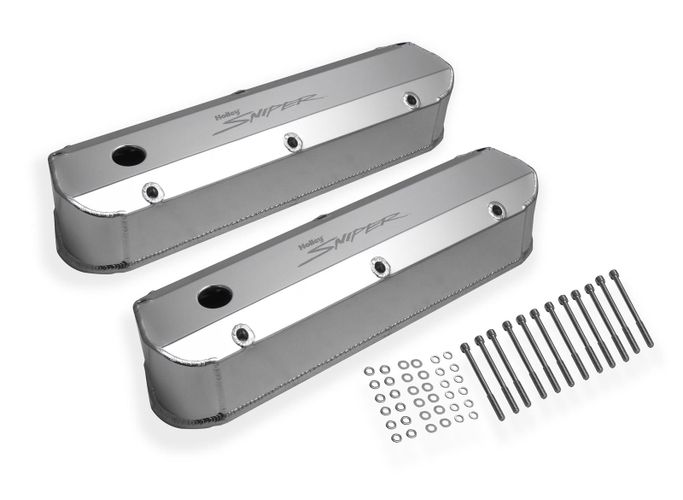 SNE-890012, Holley Sniper Fabricated Aluminum Valve Covers 890012 في الإمارات العربية المتحدة, دبي. Condition - new. Price ⁦1,030 AED⁩. Photo, seller contacts | AUTO.AE