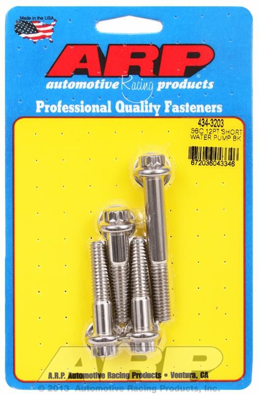 ARP-434-3203, ARP Water Pump Bolt Kits 434-3203 в ОАЭ, Дубай. Состояние - новое. Цена 120 AED. Фото, контакты продавца | AUTO.AE