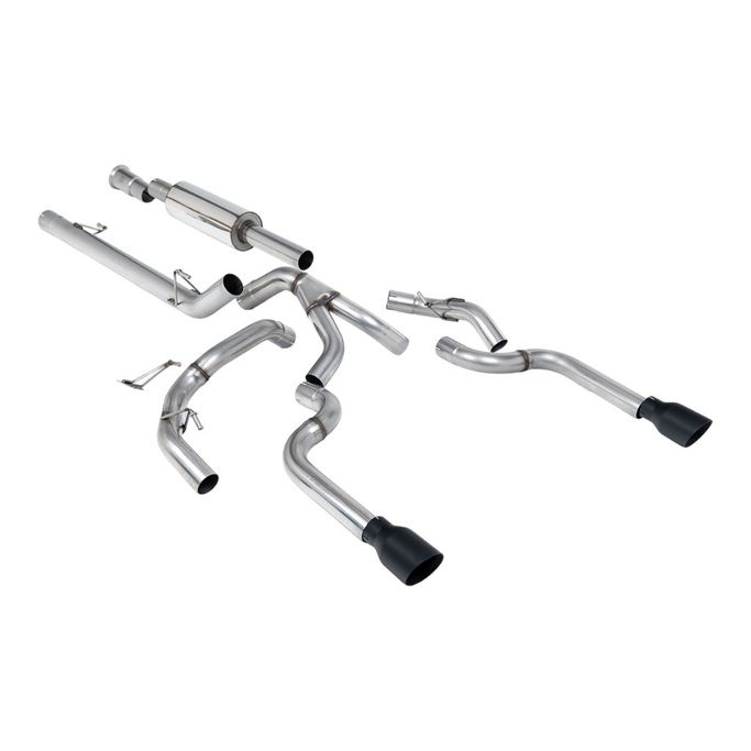SSXFD477, MILLTEK SSXFD477 Cat-Back Exhaust, 3" (Cerakote Black GT-100 Tips) for FORD F-150 5.0L / 3.5L EcoBoost 2021- في الإمارات العربية المتحدة, دبي. Condition - new. Price ⁦8,910 AED⁩. Photo, seller contacts | AUTO.AE