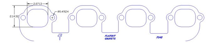 FOG-7048S, Flatout Gaskets Header Gaskets 7048S في الإمارات العربية المتحدة, دبي. Condition - new. Price 240 AED. Photo, seller contacts | AUTO.AE