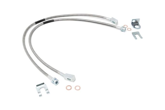 ROU-89702, Rough Country Stainless Steel Extended Brake Lines for 1984-2001 CHEROKEE, 1987-2006 WRANGLER - 89702 в ОАЭ, Дубай. Состояние - новое. Цена ⁦290 AED⁩. Фото, контакты продавца | AUTO.AE