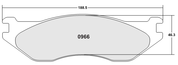 0966.22, PFC 0966.22 Foront Brake Pads Z-RATED for DODGE Durango 2003-2006 / DODGE RAM 1500 2003-2005 in UAE, Dubai. Condition - new. Price ⁦590 AED⁩. Photo, seller contacts | AUTO.AE