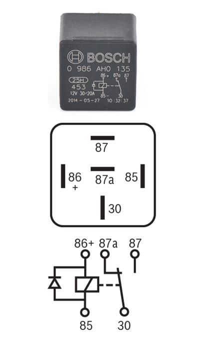 BCH-0986AH0135, 30/20 amps Bosch Relay 0986AH0135 в ОАЭ, Дубай. Состояние - новое. Цена ⁦30 AED⁩. Фото, контакты продавца | AUTO.AE