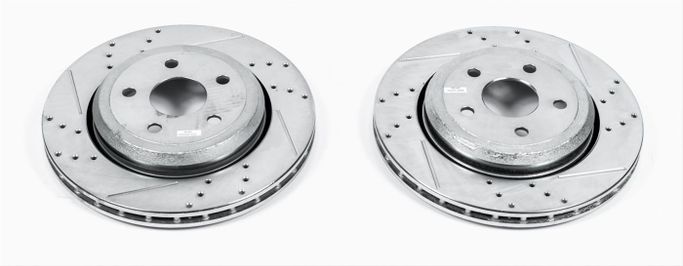 PWR-AR-83079XPR, PowerStop Evolution Drilled and Slotted Rotors for 2018-2026 DURANGO, 2012-2021 GRAND CHEROKEE - AR83079XPR في الإمارات العربية المتحدة, دبي. Condition - new. Price 1,260 AED. Photo, seller contacts | AUTO.AE