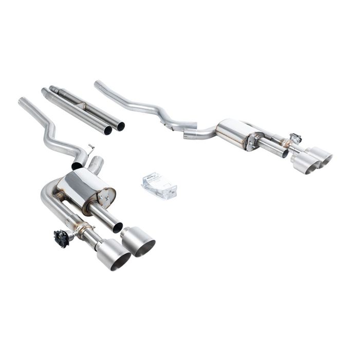 SSXFD422, MILLTEK SSXFD422 Cat-Back Exhaust, 2.76" (Brushed Titanium GT-115 Tips) for FORD Mustang Dark Horse (S650) / Mach 1 (S550) في الإمارات العربية المتحدة, دبي. Condition - new. Price ⁦20,760 AED⁩. Photo, seller contacts | AUTO.AE