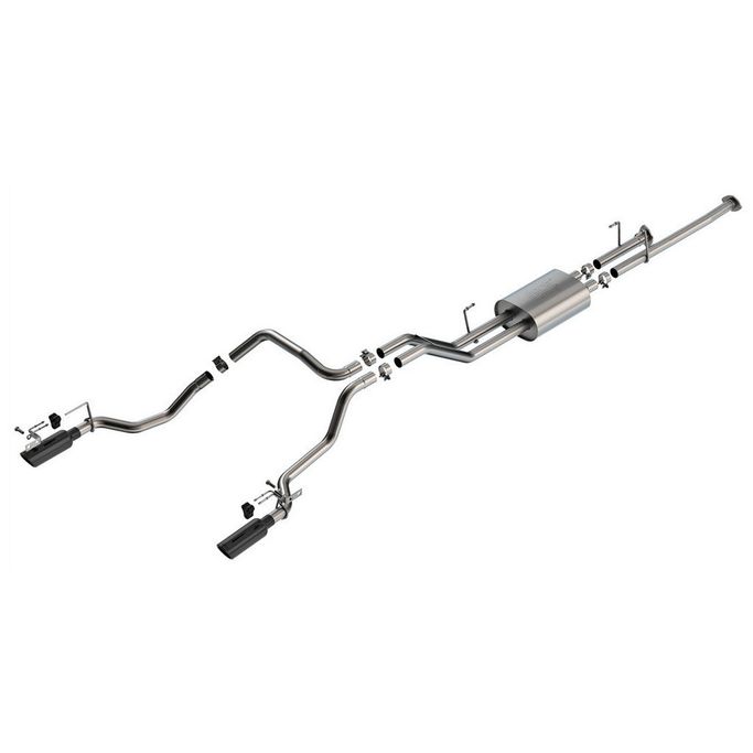 141028BC, BORLA 141028BC Exhaust System Cat-Back 2.25", ATAK (4" Black Chrome Tips) for TOYOTA Tundra 4.6L / 5.7L V8 2014-2021 في الإمارات العربية المتحدة, دبي. Condition - new. Price ⁦8,010 AED⁩. Photo, seller contacts | AUTO.AE