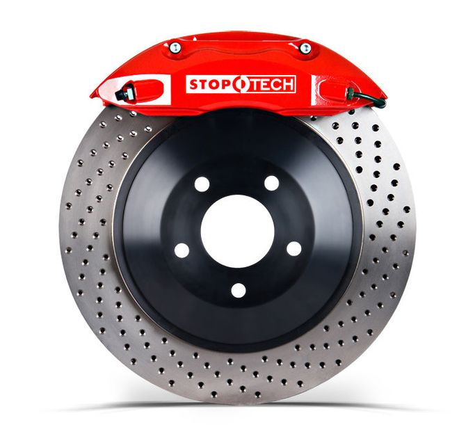 83.546.4600.72, STOPTECH 83.546.4600.72 BBK 2PC ROTOR, FRONT DRILLED 332x32/ST40 RED MAZDA RX7 '93-95 in UAE, Dubai. Condition - new. Price 12,670 AED. Photo, seller contacts | AUTO.AE