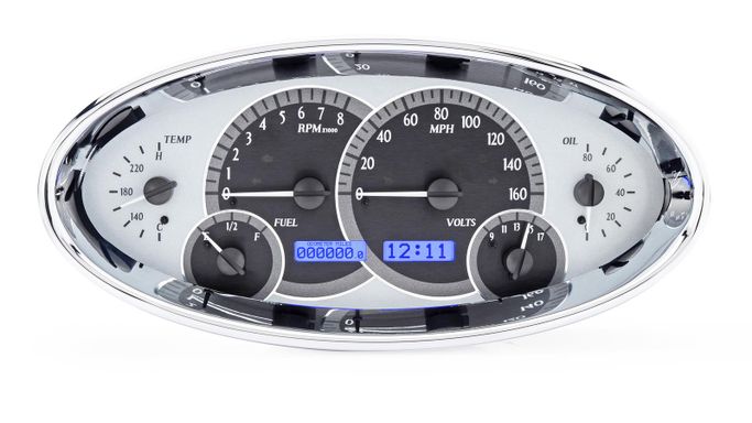 DAK-VHX-1017-S-B, Dakota Digital VHX Series Elliptical Analog Gauge Kits VHX-1017-S-B في الإمارات العربية المتحدة, دبي. Condition - new. Price ⁦4,520 AED⁩. Photo, seller contacts | AUTO.AE