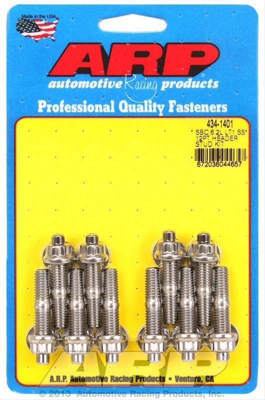 ARP-434-1401, ARP Stainless Steel Header Stud Kits 434-1401 في الإمارات العربية المتحدة, دبي. Condition - new. Price 530 AED. Photo, seller contacts | AUTO.AE